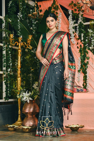 Best designer sales black sarees