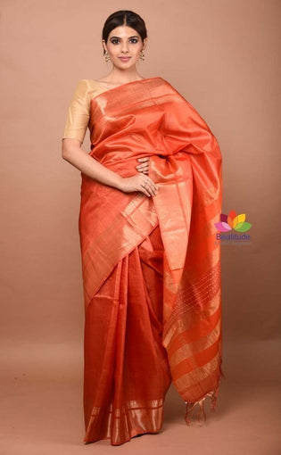  Premium Tussar Silk Saree