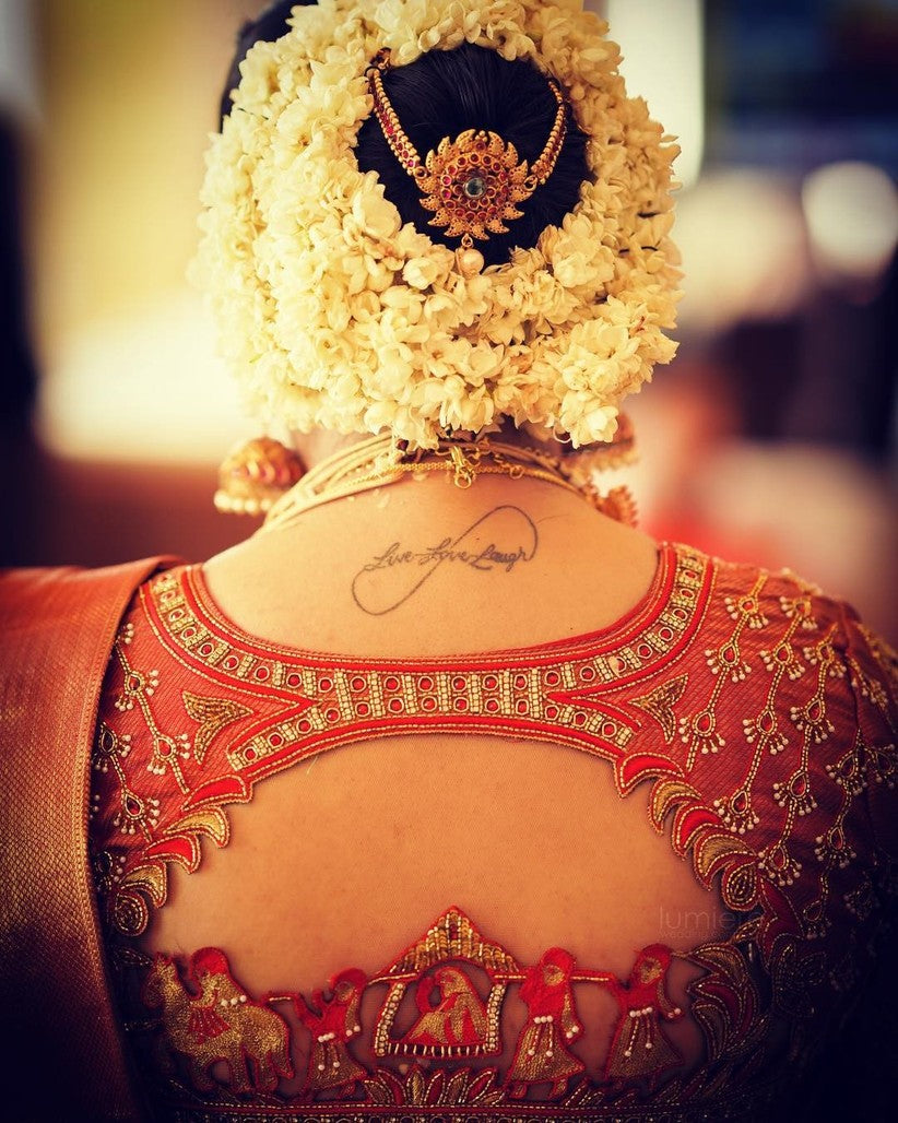 Top more than 127 saree back tattoo