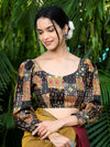 Multicolor Blended Cotton Printed Blouse